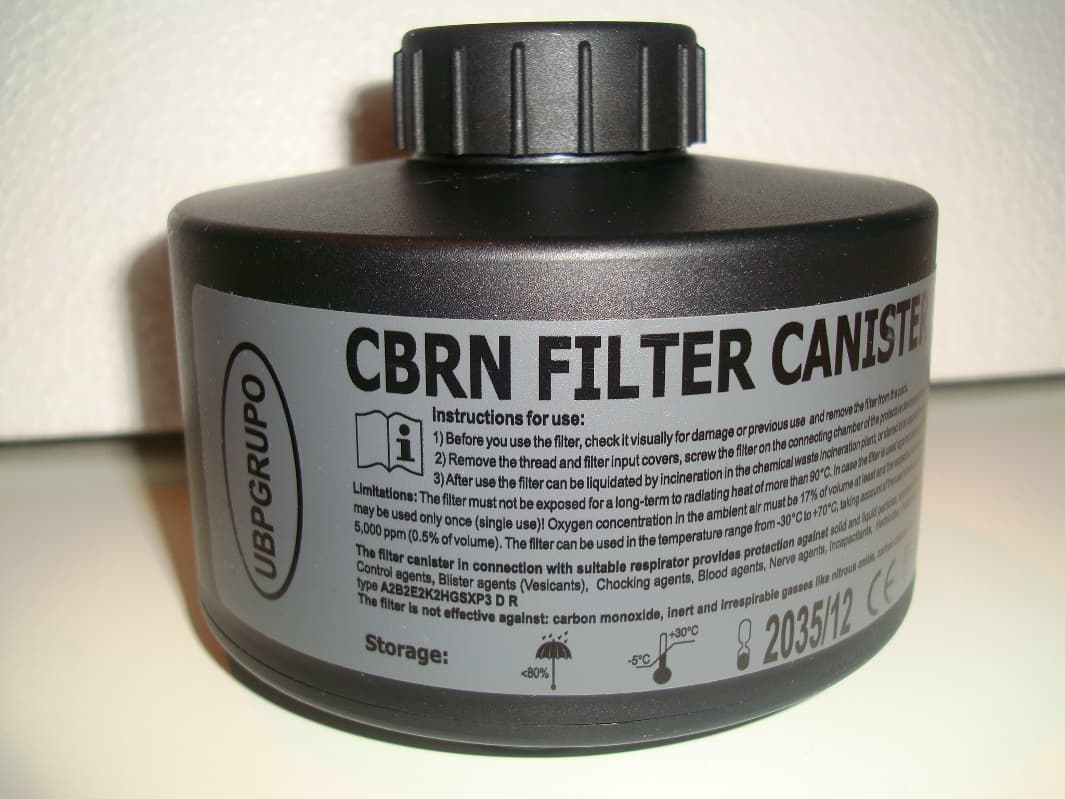 CBRN gas filter _ canister _
